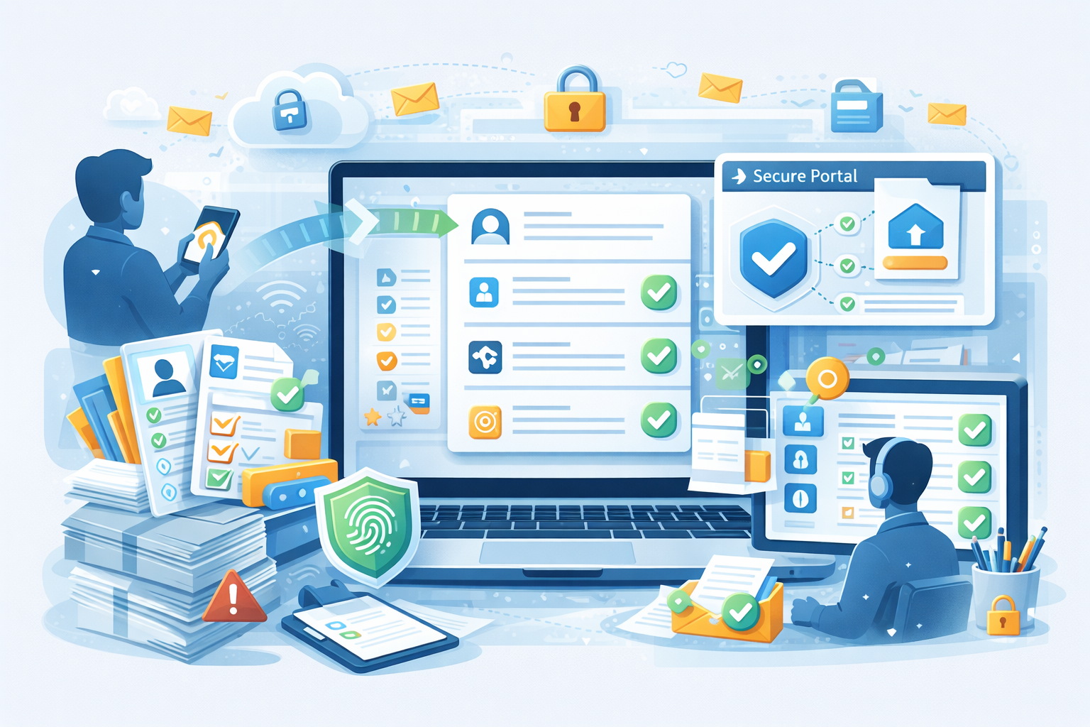 Digital document uploads