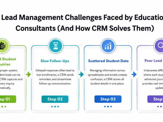 Lead Management Challenges Faced by Education Consultants (And How CRM Solves Them)